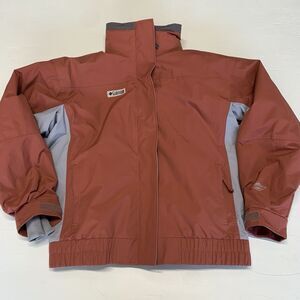 Columbia Bugaboo 1986 Interchange Jacket WM1190-414 Size L Orange Red Rare